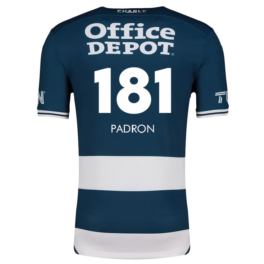 Kids Football Romeo Padrón #181 Blue White Home Jersey 2024/25 T-Shirt Nz