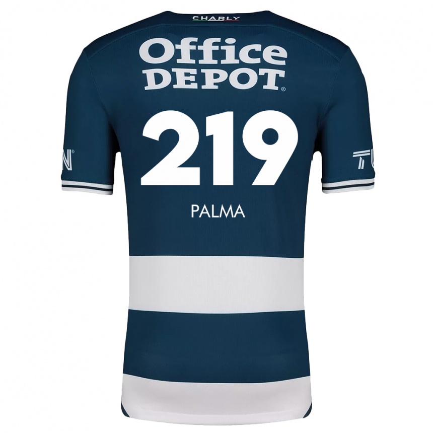 Kids Football Pablo Palma #219 Blue White Home Jersey 2024/25 T-Shirt Nz