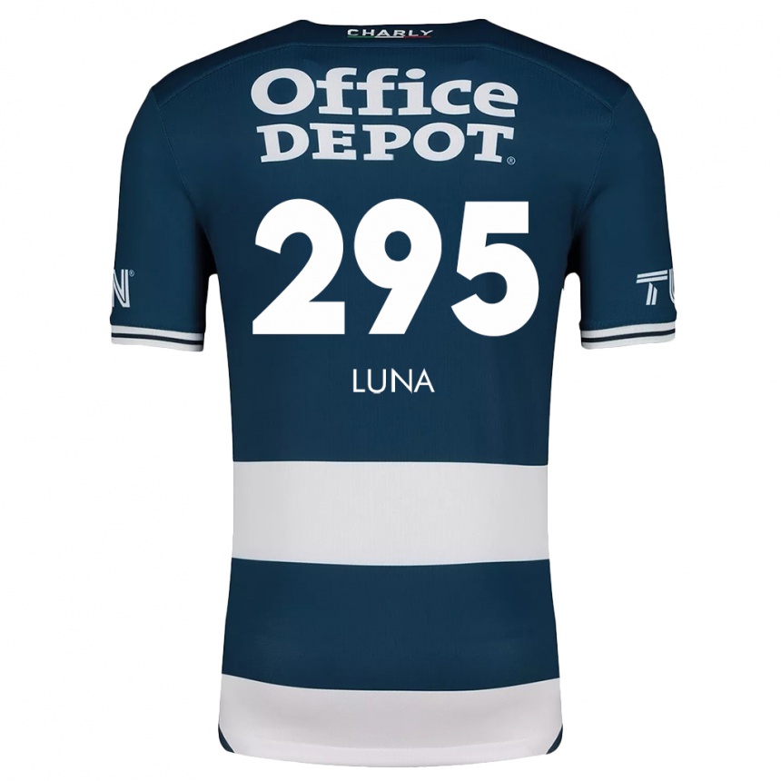 Kids Football Irving Luna #295 Blue White Home Jersey 2024/25 T-Shirt Nz