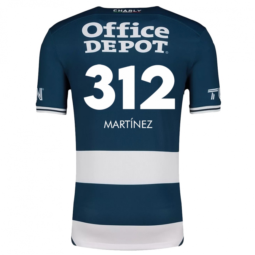 Kids Football Ulises Martínez #312 Blue White Home Jersey 2024/25 T-Shirt Nz