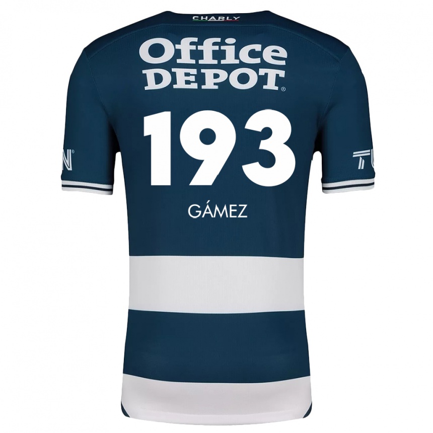 Kids Football Juan Gámez #193 Blue White Home Jersey 2024/25 T-Shirt Nz