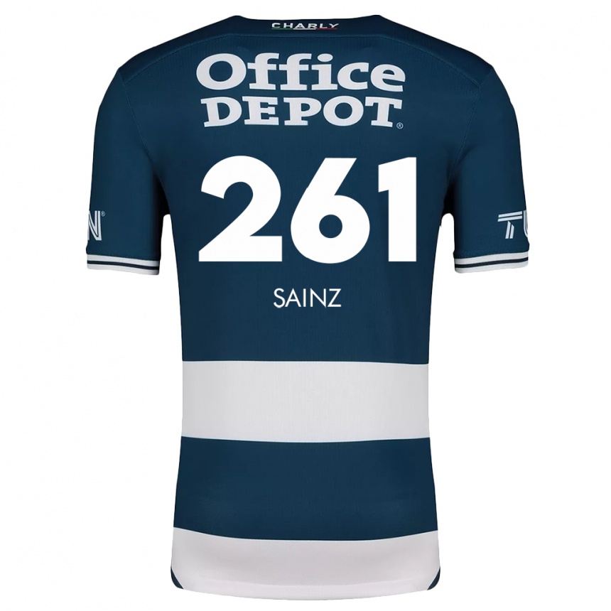 Kids Football Diego Sáinz #261 Blue White Home Jersey 2024/25 T-Shirt Nz