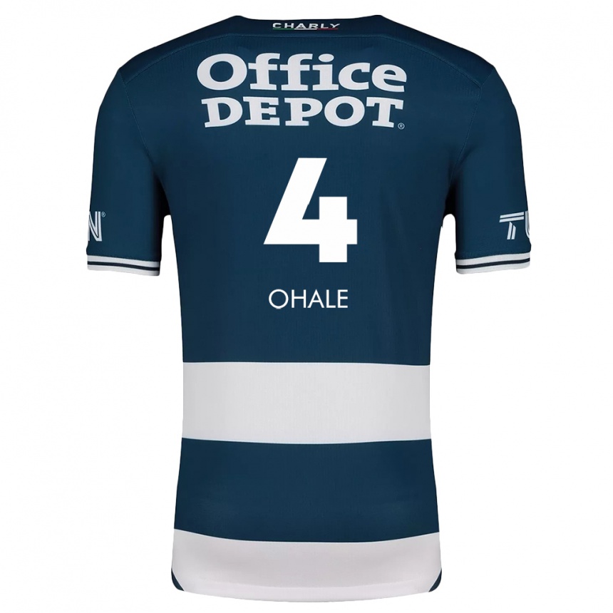 Kids Football Osinachi Ohale #4 Blue White Home Jersey 2024/25 T-Shirt Nz