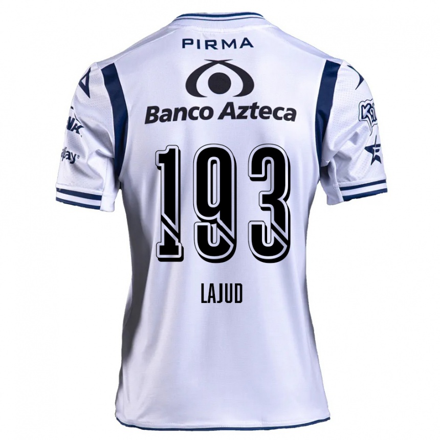 Kids Football Rodrigo Lajud #193 White Navy Blue Home Jersey 2024/25 T-Shirt Nz