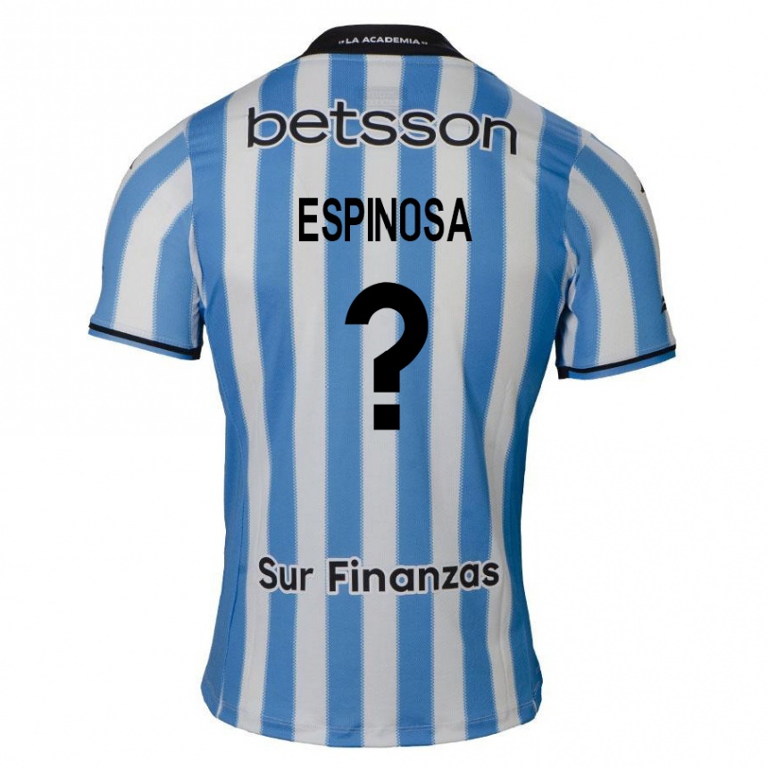 Kids Football Bautista Espinosa #0 Blue White Black Home Jersey 2024/25 T-Shirt Nz