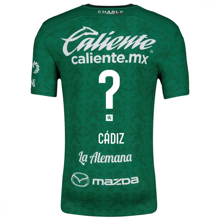 Kids Football Jhonder Cádiz #0 Green White Home Jersey 2024/25 T-Shirt Nz