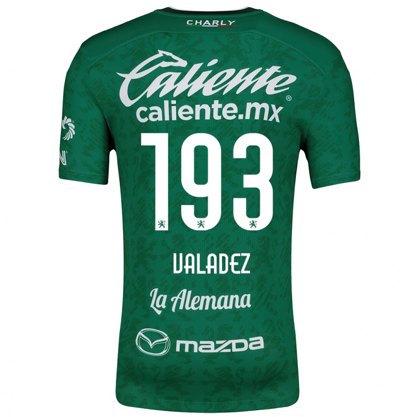 Kids Football Luis Valadez #193 Green White Home Jersey 2024/25 T-Shirt Nz