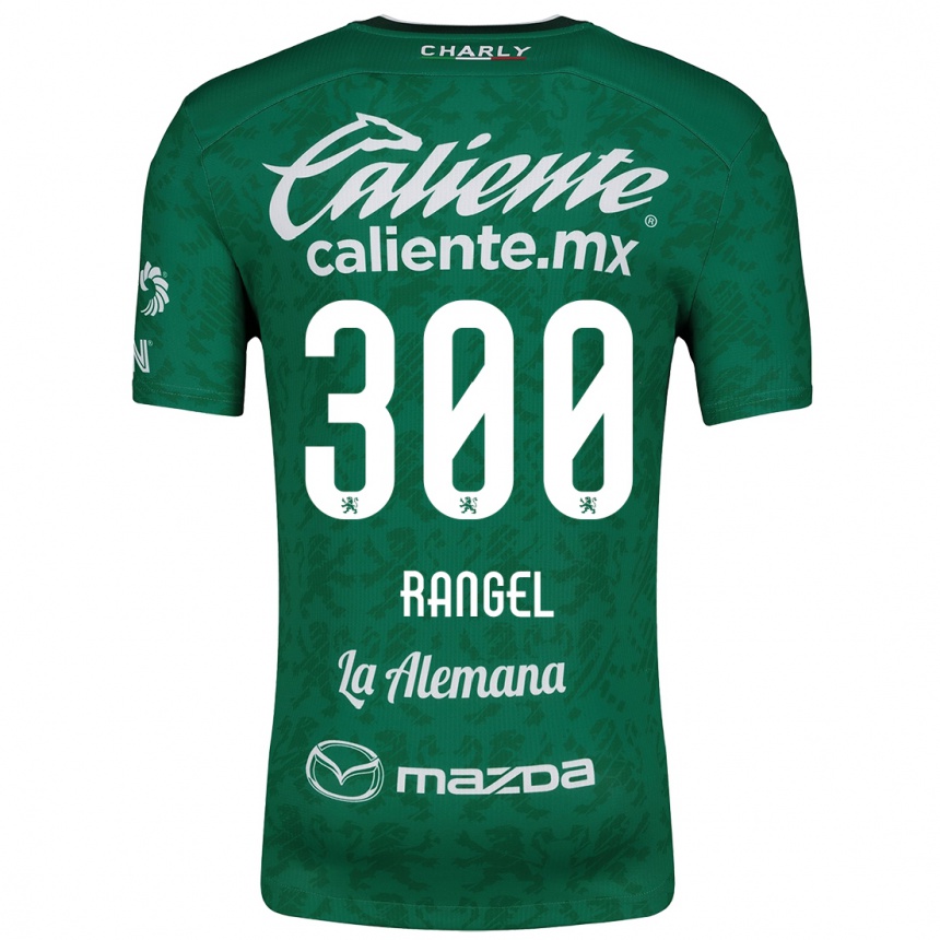 Kids Football Luis Rangel #300 Green White Home Jersey 2024/25 T-Shirt Nz