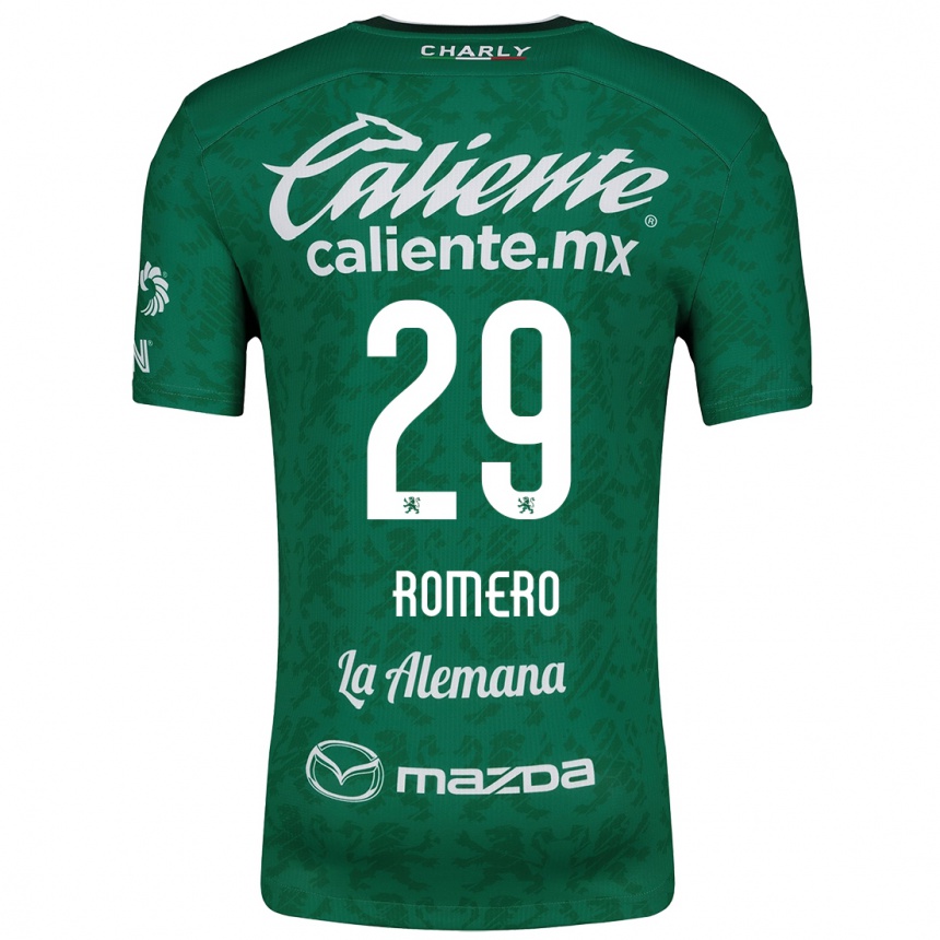 Kids Football Lucas Romero #29 Green White Home Jersey 2024/25 T-Shirt Nz