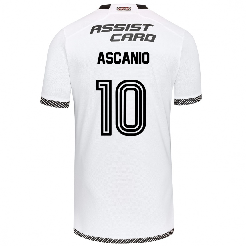 Kids Football Yusmery Ascanio #10 White Black Home Jersey 2024/25 T-Shirt Nz