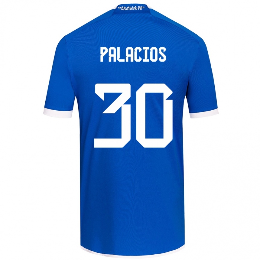 Kids Football Cristian Palacios #30 Blue White Home Jersey 2024/25 T-Shirt Nz