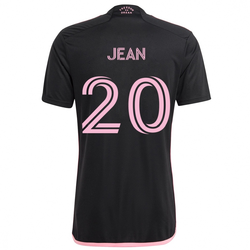 Kids Football Corentin Jean #20 Black Away Jersey 2024/25 T-Shirt Nz