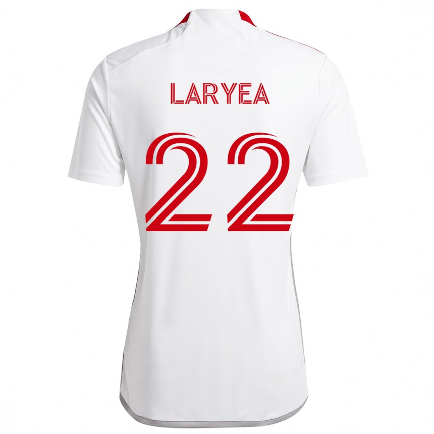 Kids Football Richie Laryea #22 White Red Away Jersey 2024/25 T-Shirt Nz