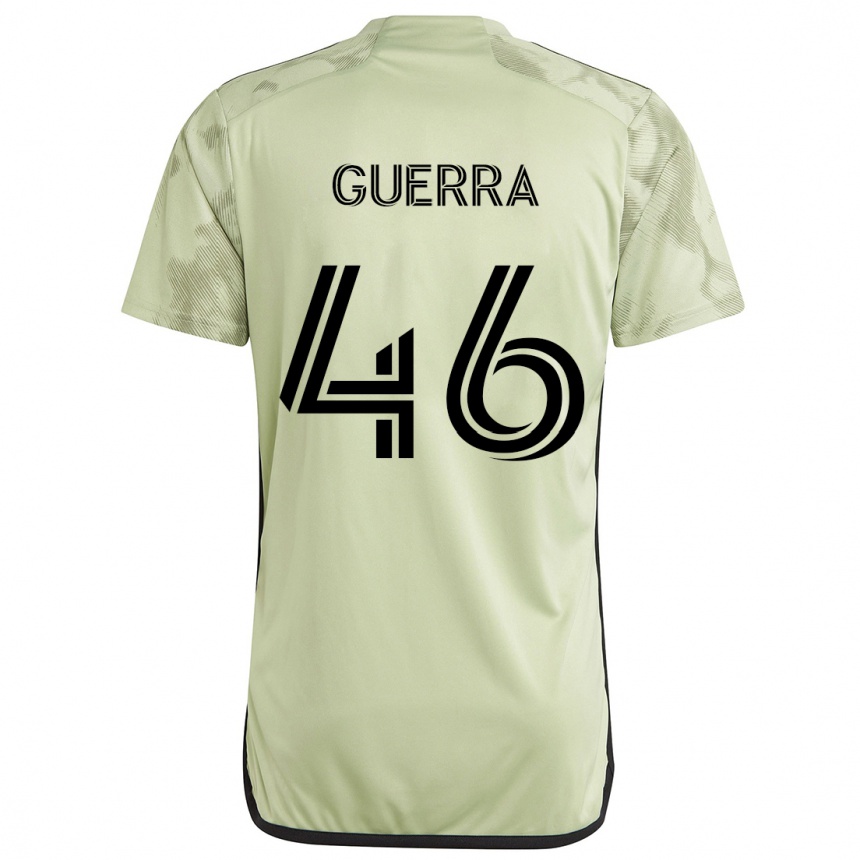 Kids Football Decarlo Guerra #46 Light Green Away Jersey 2024/25 T-Shirt Nz