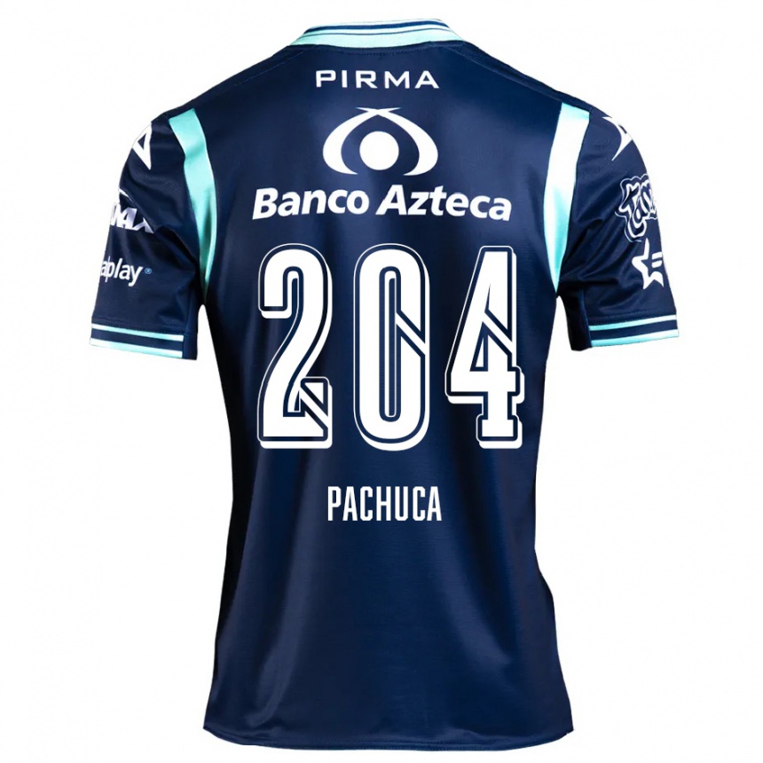 Kids Football José Pachuca #204 Navy Blue Away Jersey 2024/25 T-Shirt Nz