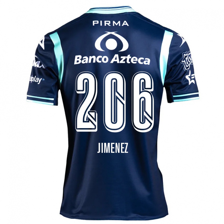 Kids Football Leonardo Jiménez #206 Navy Blue Away Jersey 2024/25 T-Shirt Nz