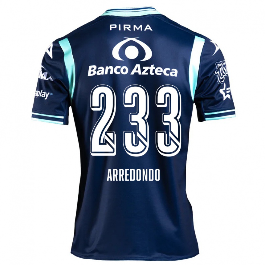 Kids Football Ángel Arredondo #233 Navy Blue Away Jersey 2024/25 T-Shirt Nz