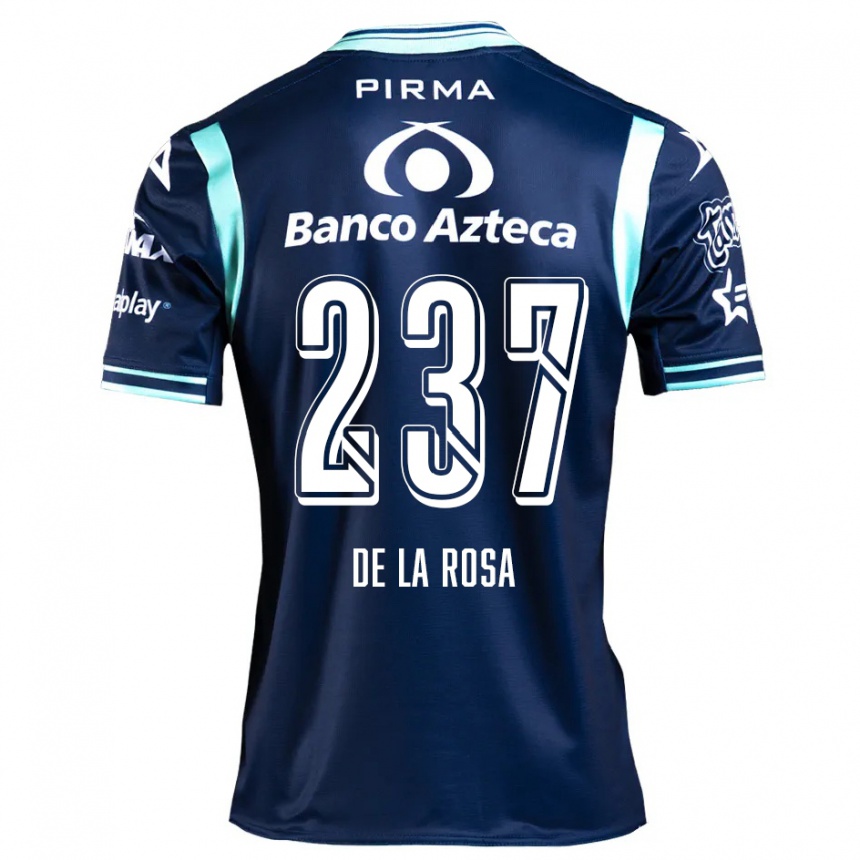 Kids Football Álvaro De La Rosa #237 Navy Blue Away Jersey 2024/25 T-Shirt Nz