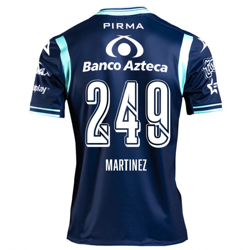 Kids Football Juan Martínez #249 Navy Blue Away Jersey 2024/25 T-Shirt Nz