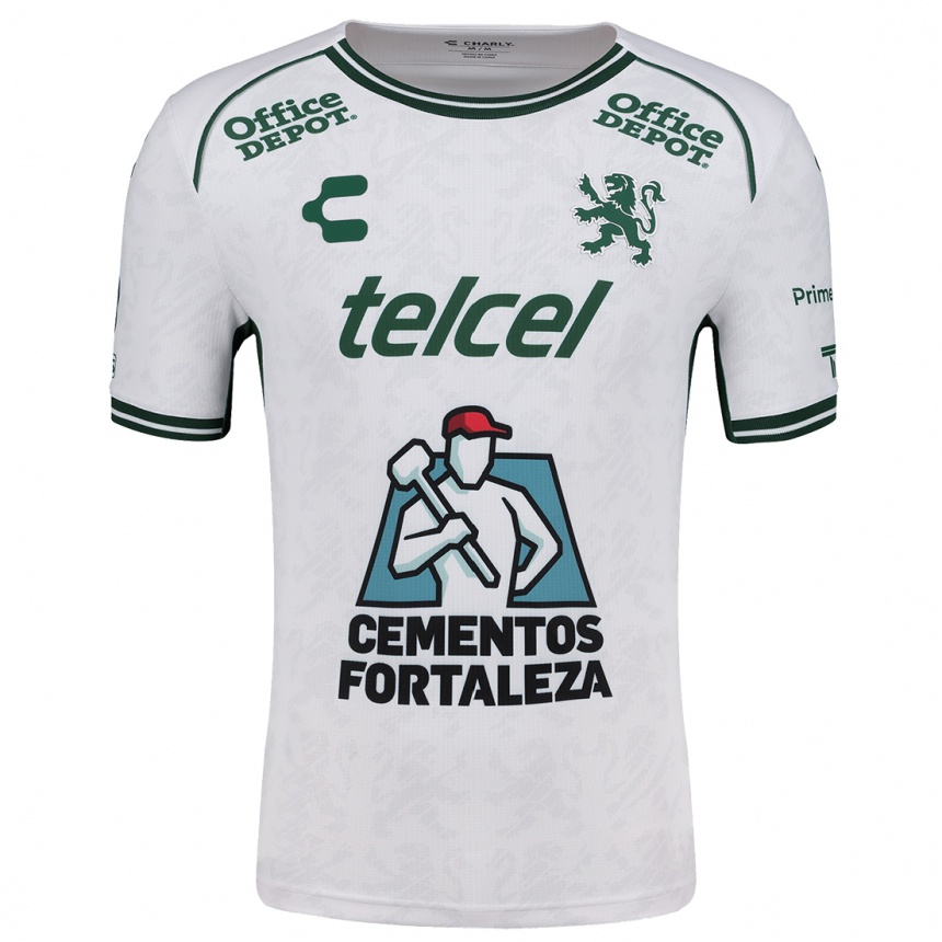 Kids Football Daniel Monsivaís #208 White Green Away Jersey 2024/25 T-Shirt Nz