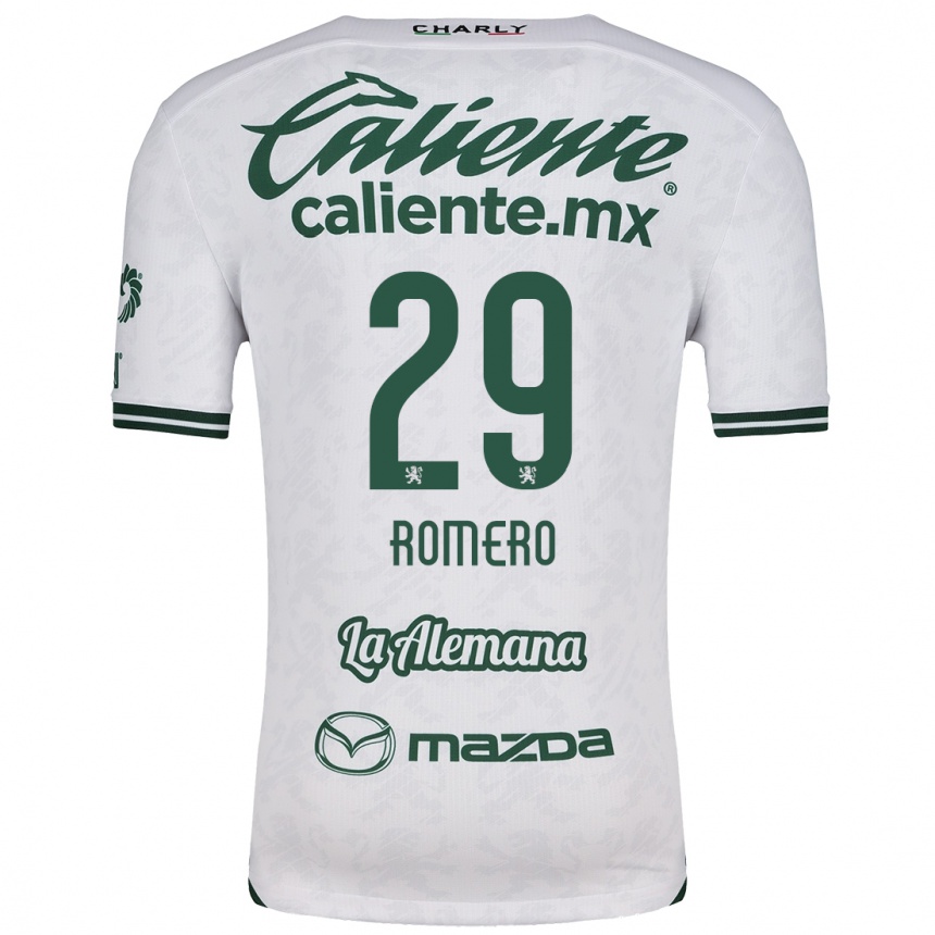 Kids Football Lucas Romero #29 White Green Away Jersey 2024/25 T-Shirt Nz