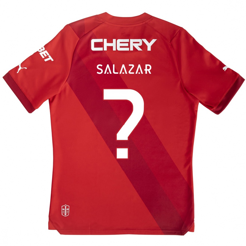 Kids Football David Salazar #0 Red White Away Jersey 2024/25 T-Shirt Nz