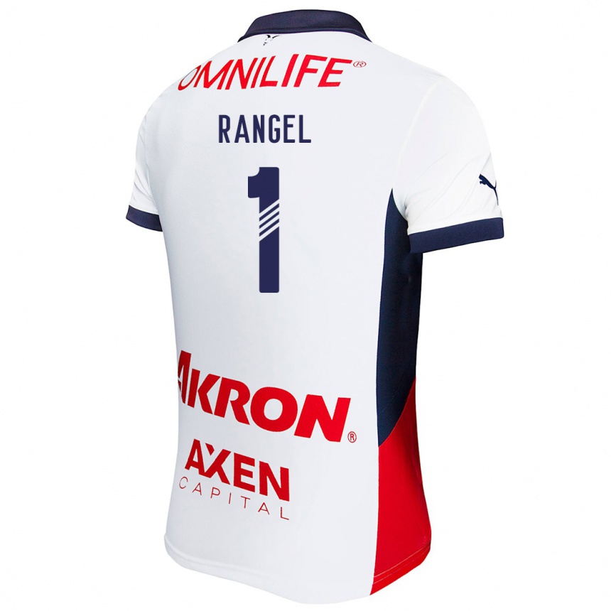 Kids Football José Rangel #1 White Red Blue Away Jersey 2024/25 T-Shirt Nz