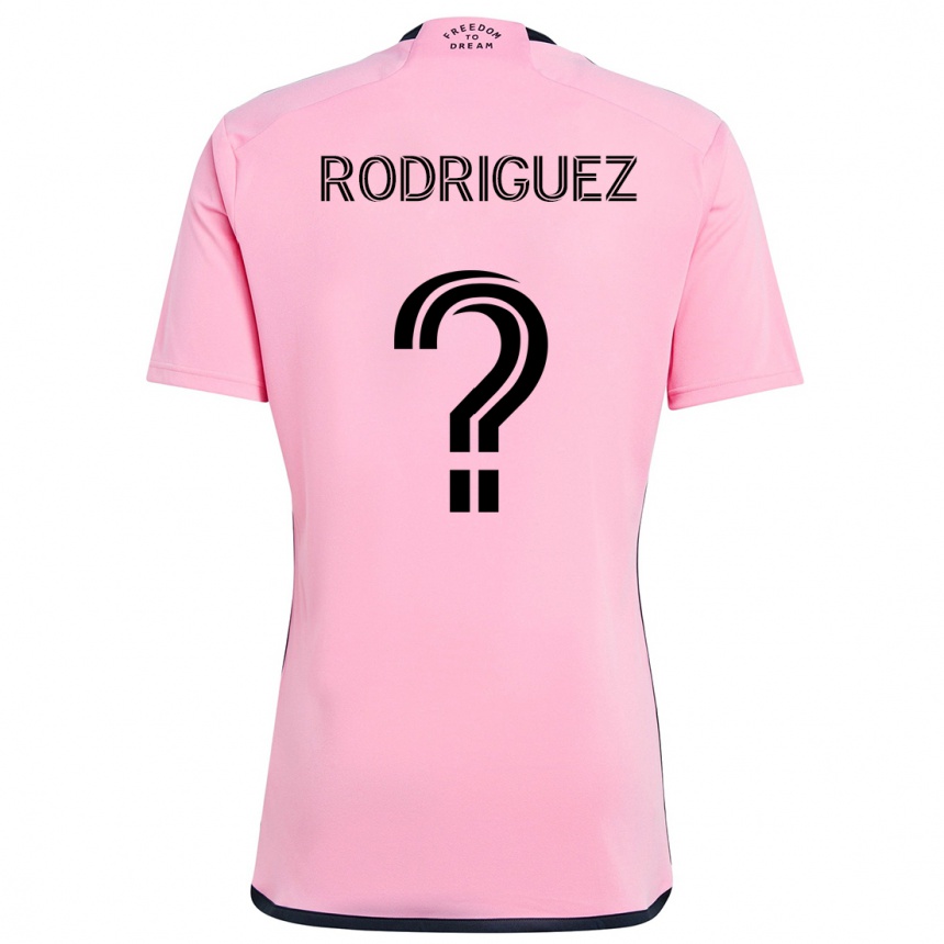 Men Football Emerson Rodríguez #0 Pink Home Jersey 2024/25 T-Shirt Nz