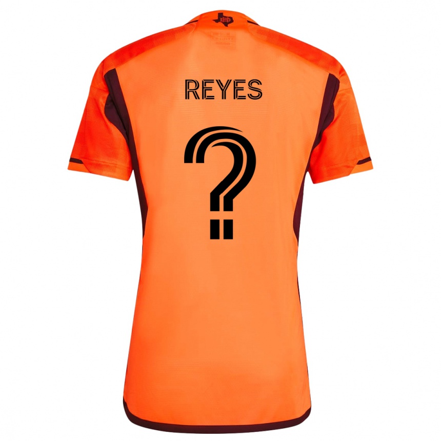 Men Football Dylan Reyes #0 Orange Black Home Jersey 2024/25 T-Shirt Nz