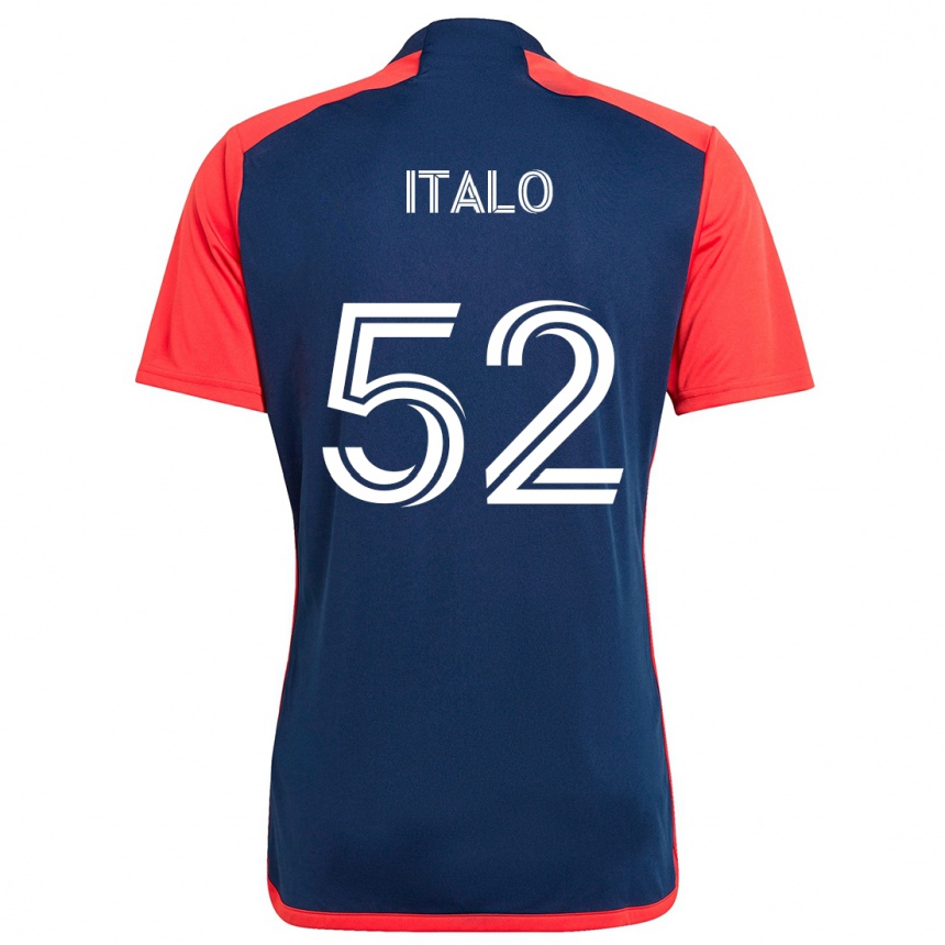 Men Football Ítalo #52 Blue Red Home Jersey 2024/25 T-Shirt Nz