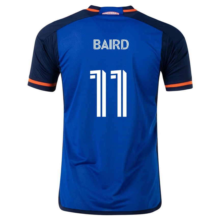 Men Football Corey Baird #11 Blue White Home Jersey 2024/25 T-Shirt Nz