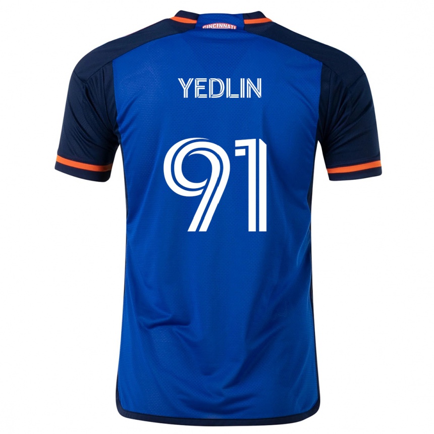 Men Football Deandre Yedlin #91 Blue White Home Jersey 2024/25 T-Shirt Nz