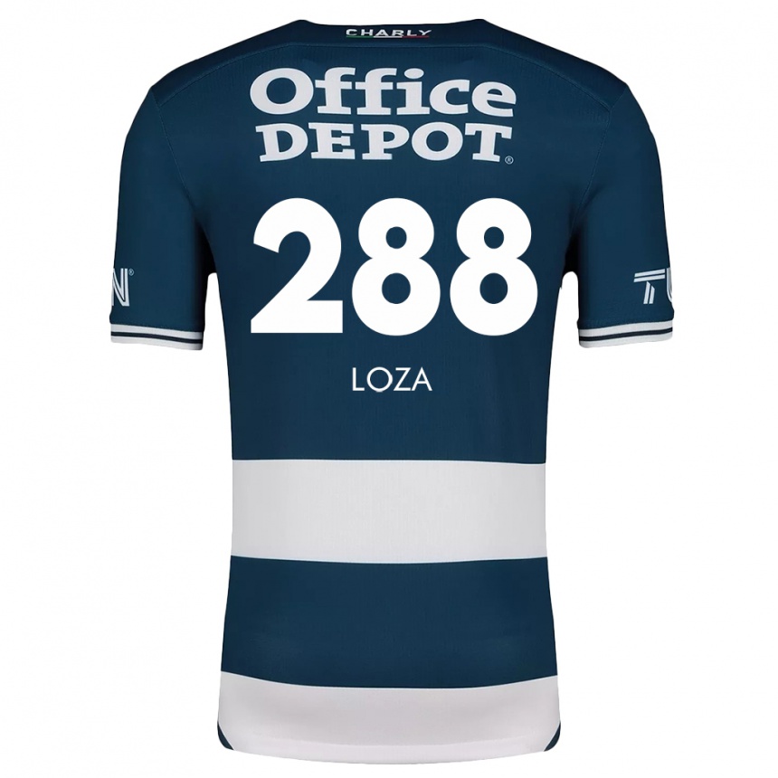 Men Football Santino Loza #288 Blue White Home Jersey 2024/25 T-Shirt Nz