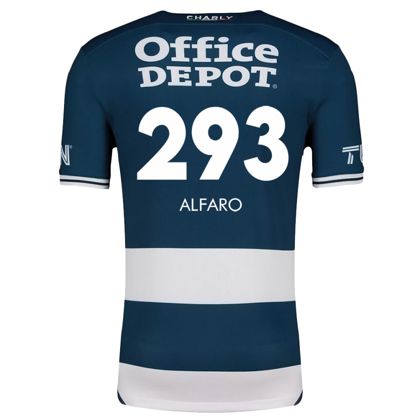 Men Football Cristóbal Alfaro #293 Blue White Home Jersey 2024/25 T-Shirt Nz