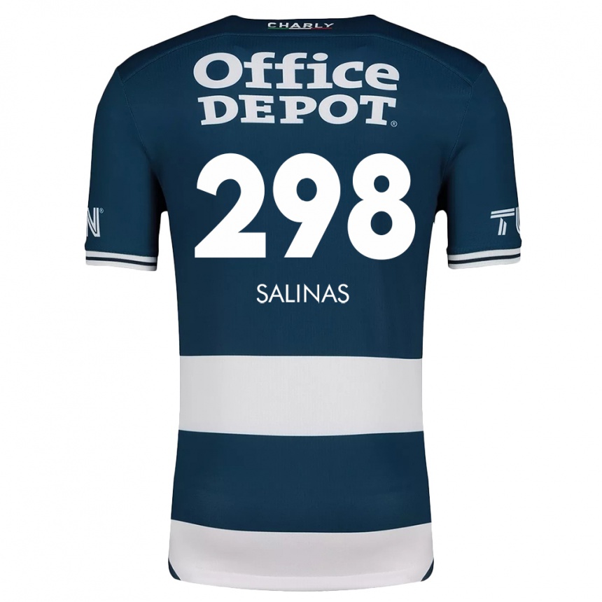 Men Football Jesús Salinas #298 Blue White Home Jersey 2024/25 T-Shirt Nz