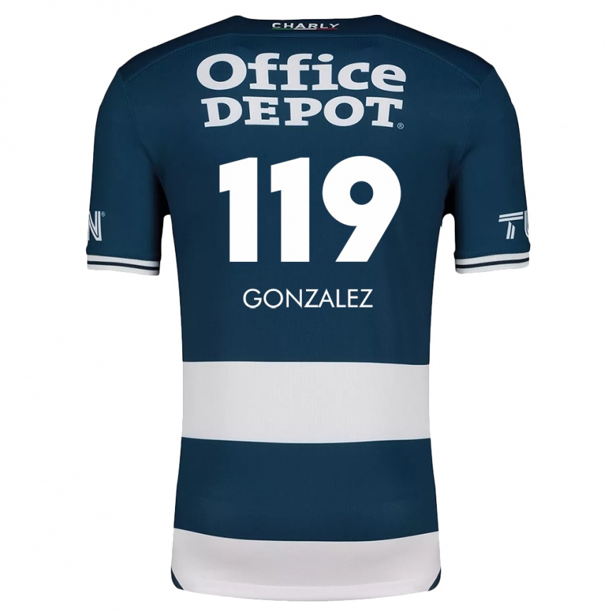 Men Football Juan González #119 Blue White Home Jersey 2024/25 T-Shirt Nz