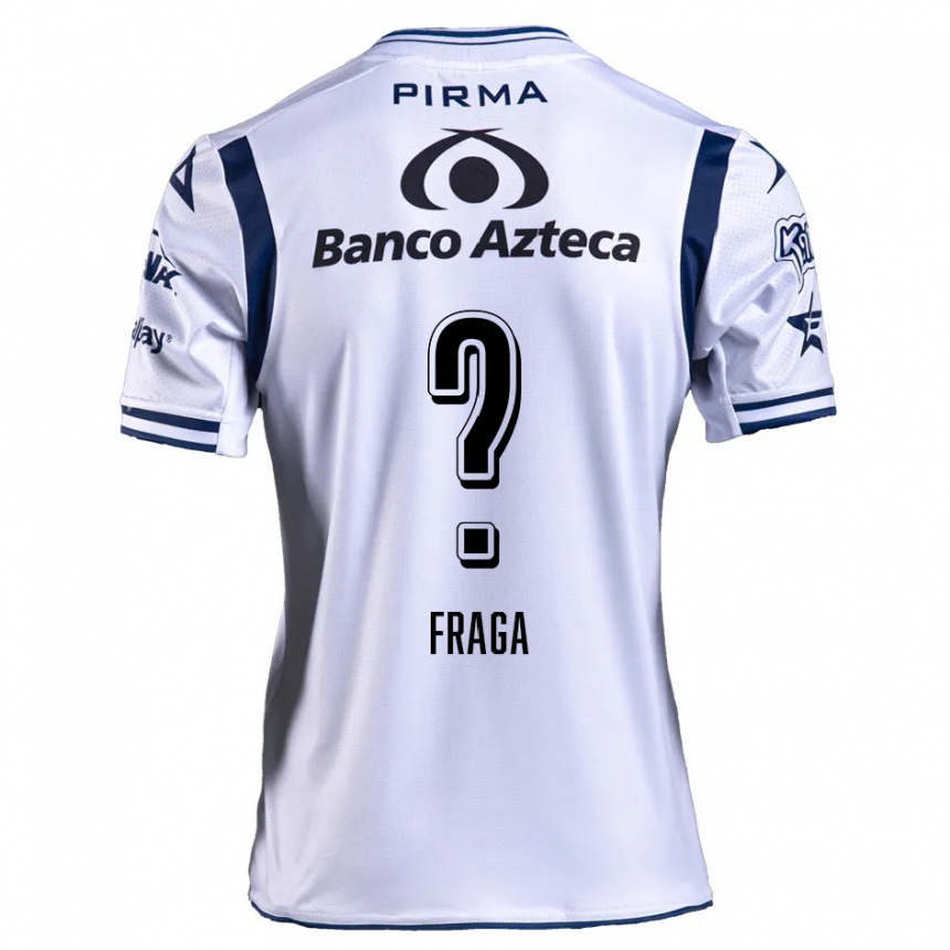 Men Football Miguel Fraga #0 White Navy Blue Home Jersey 2024/25 T-Shirt Nz