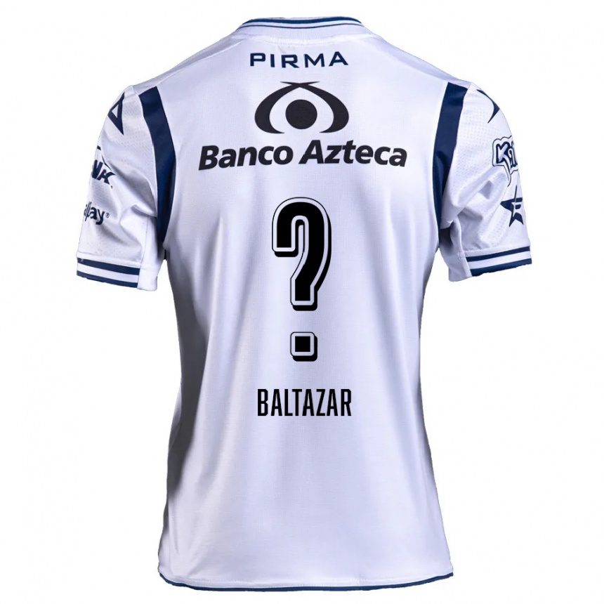 Men Football Carlos Baltazar #0 White Navy Blue Home Jersey 2024/25 T-Shirt Nz