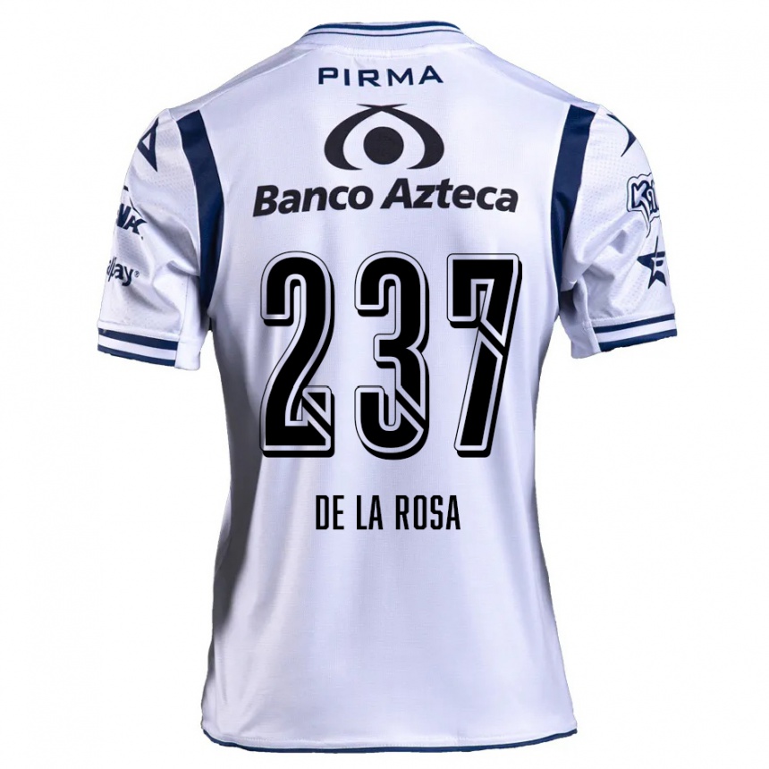 Men Football Álvaro De La Rosa #237 White Navy Blue Home Jersey 2024/25 T-Shirt Nz