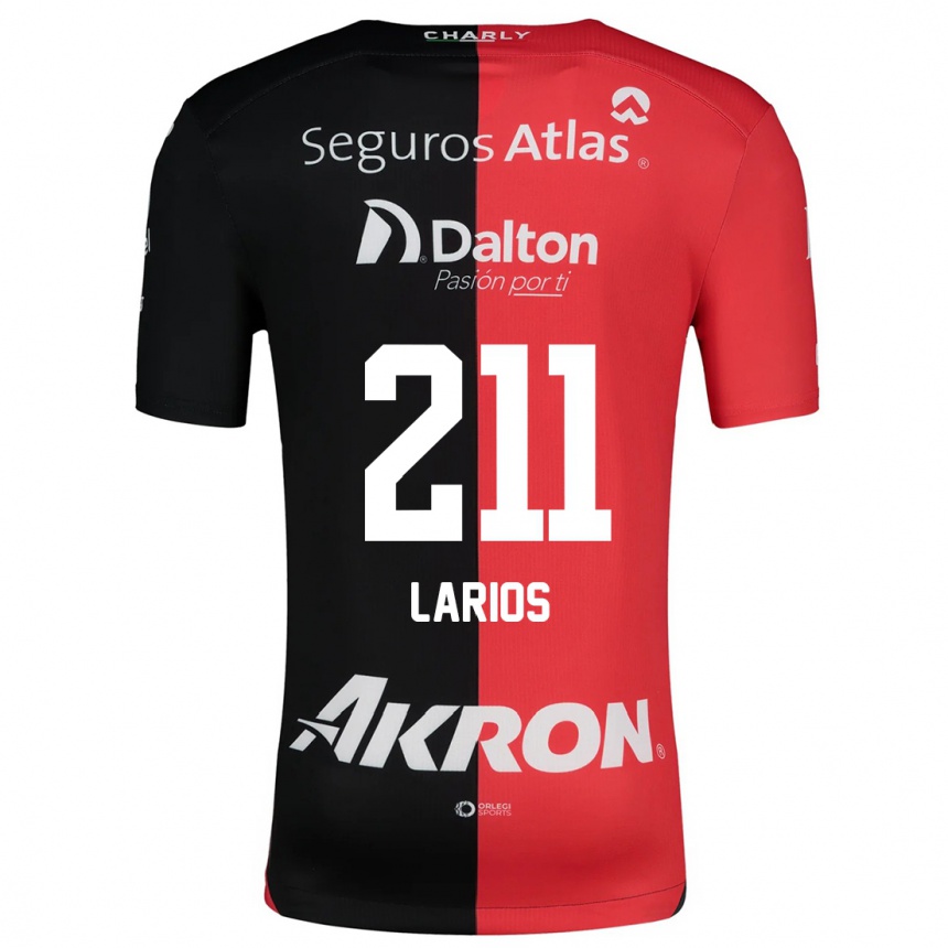 Men Football Israel Larios #211 Red Black Home Jersey 2024/25 T-Shirt Nz