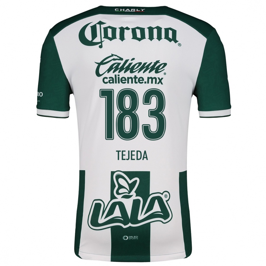 Men Football Juan Tejeda #183 Green White Home Jersey 2024/25 T-Shirt Nz