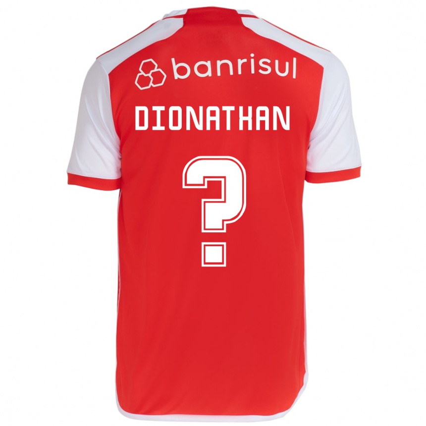 Men Football Dionathan #0 Red White Home Jersey 2024/25 T-Shirt Nz