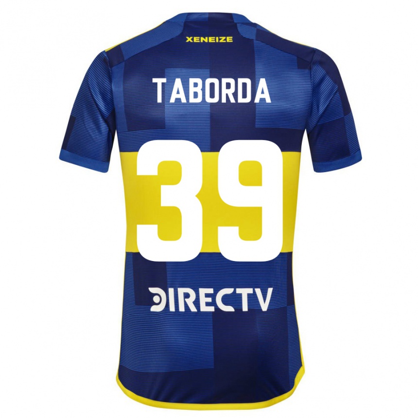 Men Football Vicente Taborda #39 Blue Yellow Home Jersey 2024/25 T-Shirt Nz