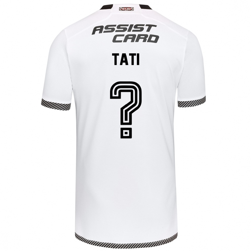 Men Football David Tati #0 White Black Home Jersey 2024/25 T-Shirt Nz