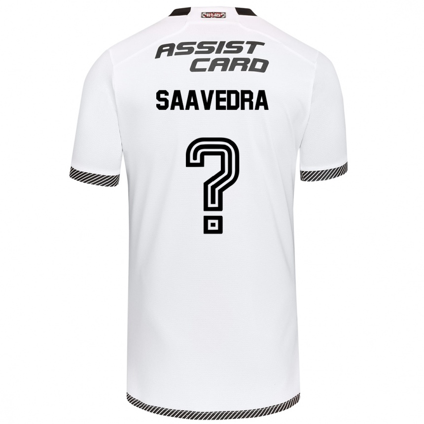 Men Football Danilo Saavedra #0 White Black Home Jersey 2024/25 T-Shirt Nz