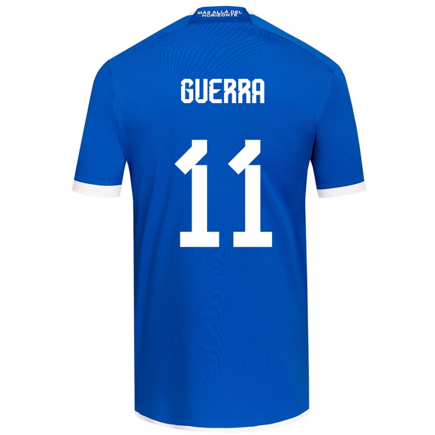 Men Football Nicolás Guerra #11 Blue White Home Jersey 2024/25 T-Shirt Nz