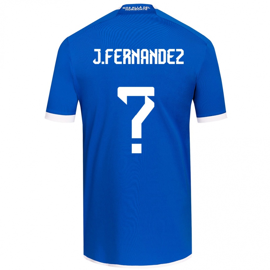 Men Football José Matías Fernández #0 Blue White Home Jersey 2024/25 T-Shirt Nz