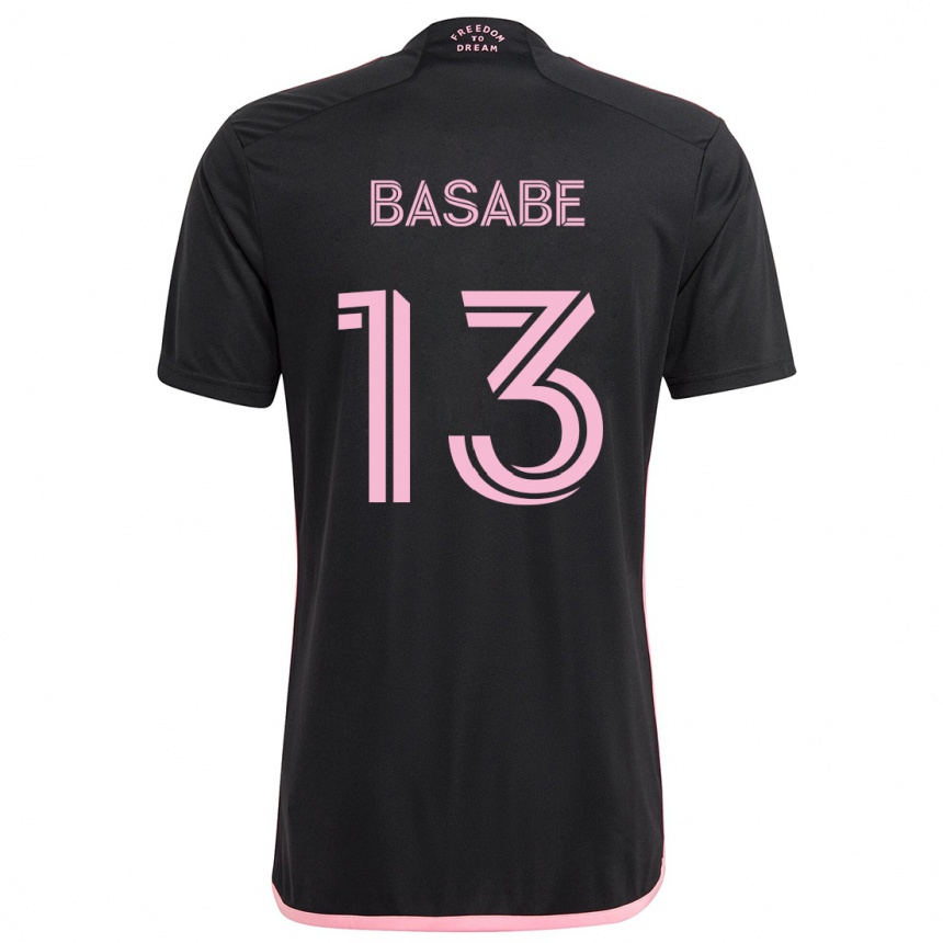 Men Football Samuel Basabe #13 Black Away Jersey 2024/25 T-Shirt Nz