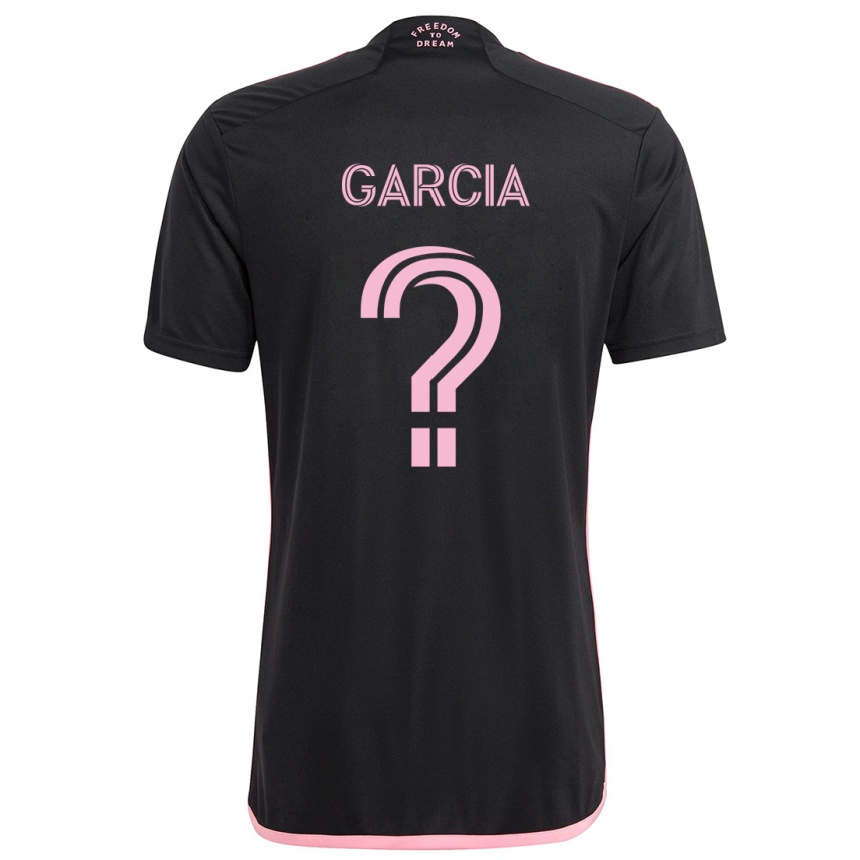 Men Football Lesther Garcia #0 Black Away Jersey 2024/25 T-Shirt Nz