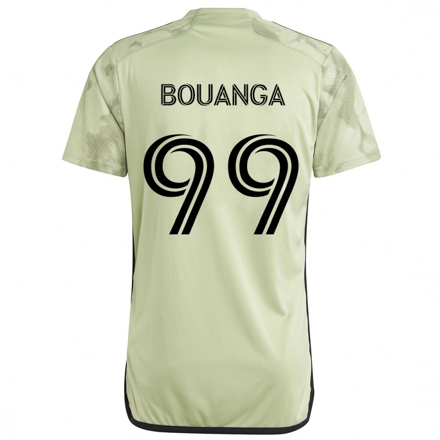 Men Football Denis Bouanga #99 Light Green Away Jersey 2024/25 T-Shirt Nz